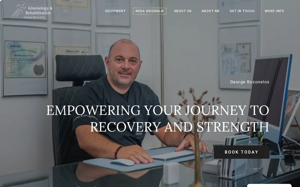 Bozonelos Kinesiology — Physiotherapy & Rehabilitation Website