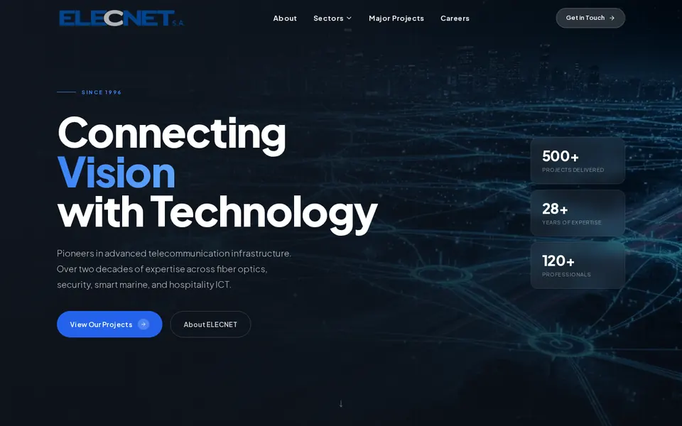 Elecnet — Telecommunications & Technology Integration Website