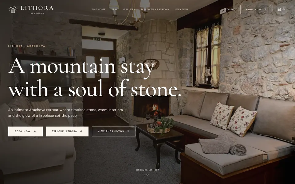 Lithora Arachova — Boutique Mountain Retreat Website